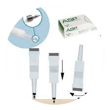 Photo des aiguilles utilisées pour l'auriculothérapie