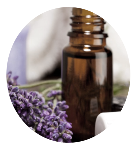Photo d'huiles essentielles utilisées en aromathérapie